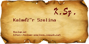 Kalmár Szelina névjegykártya
